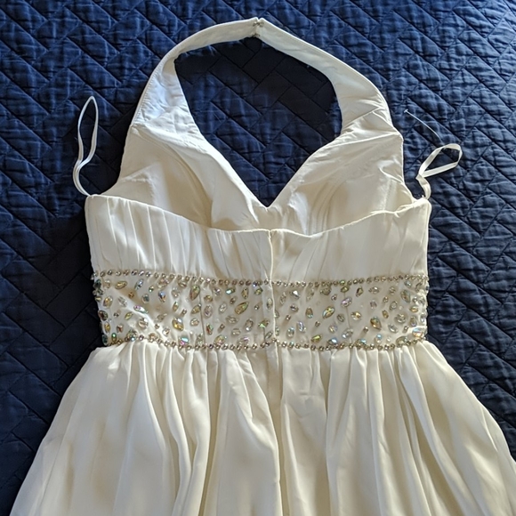 Halter Backless Cocktail Dress - Prom / Pageant - Picture 6 of 7